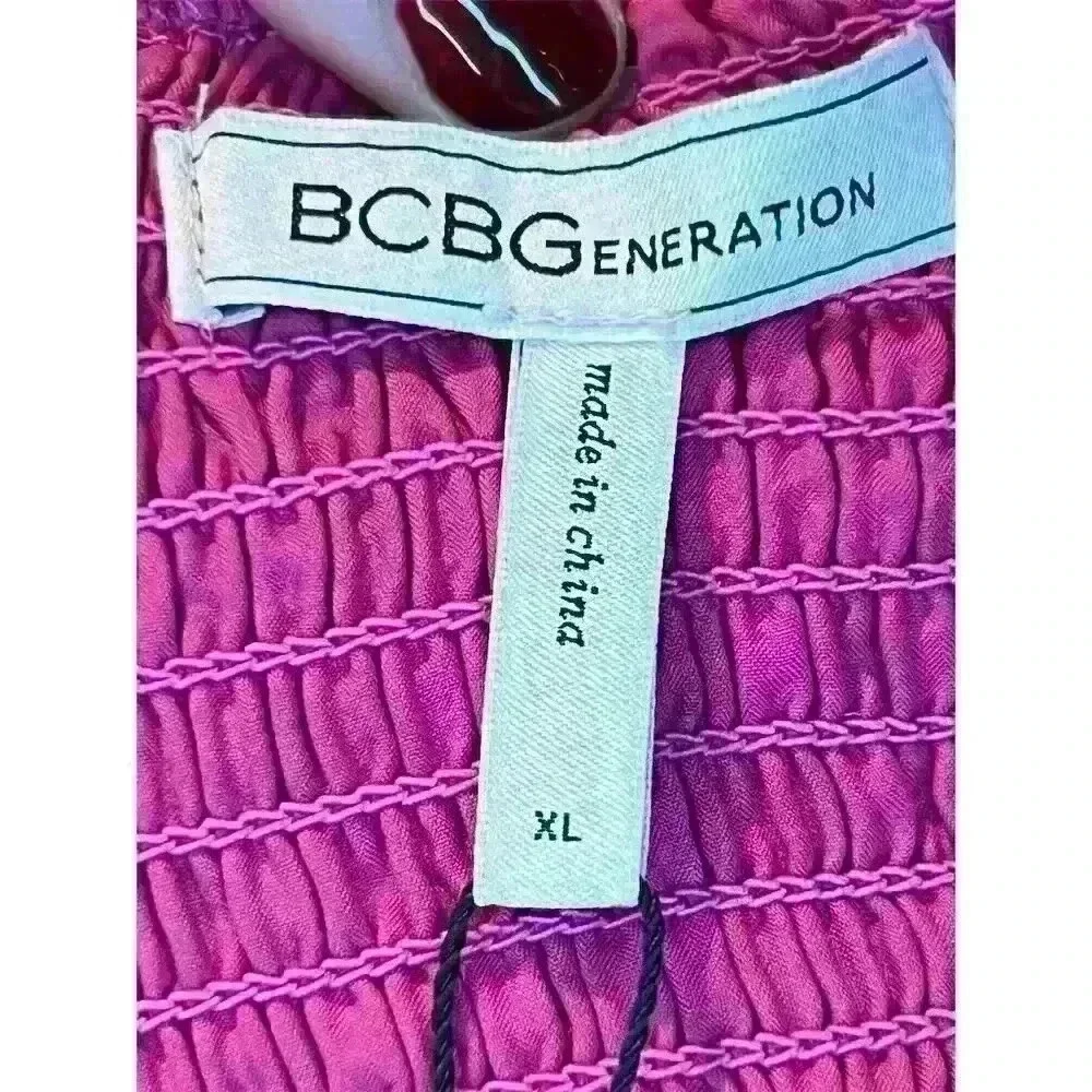 BCBGeneration Women's XL Maxi Dress Purple Sleeveless Casual Summer - Picture 5 of 7
